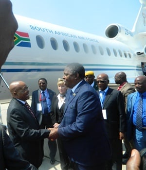 When he was president, Jacob Zuma used Inkwazi for his trip to Harare. (Memory Mataranyika, Fin24, file)