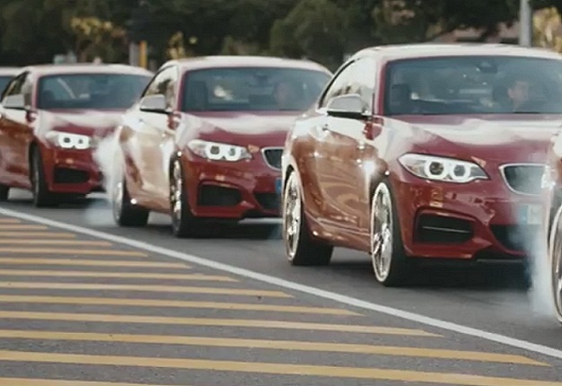 <b>GENTLEMAN, START YOUR DRIFTING:</b> Cape Town played host to several professional drivers behind the wheel of BMW’s M235i. <i>Image: YouTube</i>