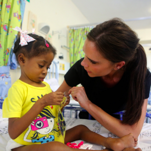 Victoria Beckham on a visit to South Africa