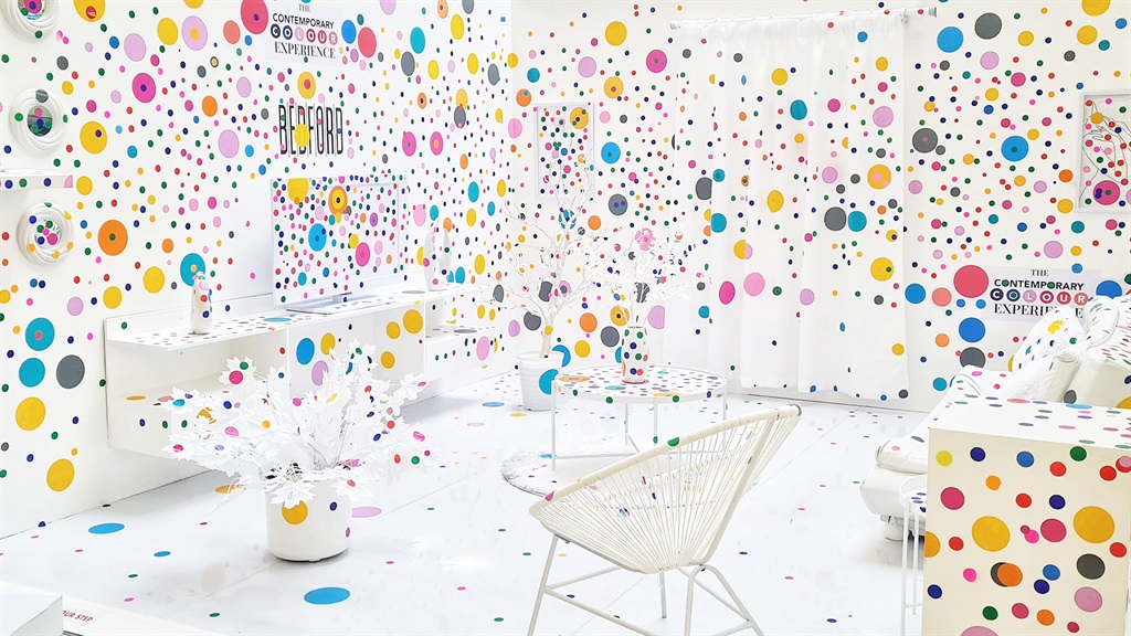 The Bedford Centre Speckled Dot installation. (Photo courtesy of the Bedford Centre)