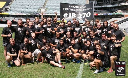 <strong><em>When they tackle the Golden Lions at Kings Park on Friday night, the Sharks will celebrate Jacques Botes' 270th first-class appearance (including 116 caps for the Sharks in Super Rugby and 153 at Currie Cup level for Pumas and Sharks). ?#&lrm;JB270?</em></strong>