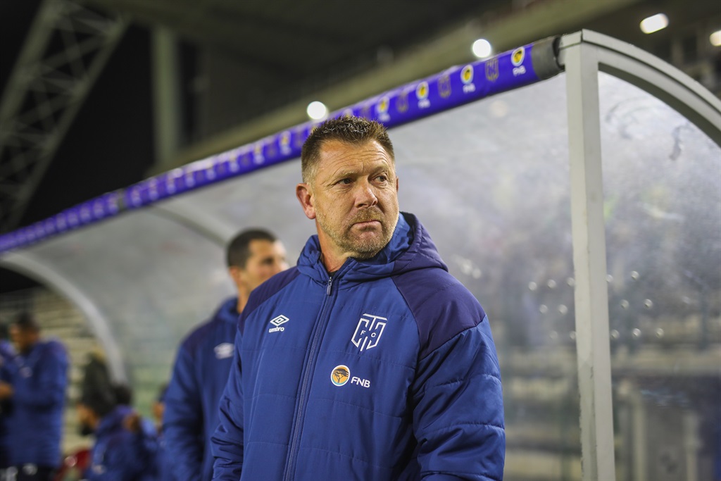 Cape Town City coach Eric Tinkler