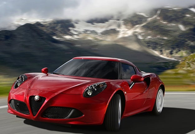 <b>ALFA 4C - TAKING THE BRAND TO NEW HEIGHTS :</b> The Alfa Romeo 4C is a light weight car where everything has been designed to provide total driving pleasure. <i>Image: Alfa Romeo</i>