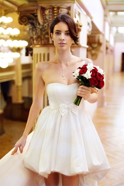 Off Shoulder Lace Wedding Dress Midi Bodycon Dress - seamido.com