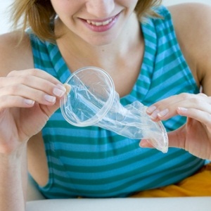 Female condom from Shutterstock