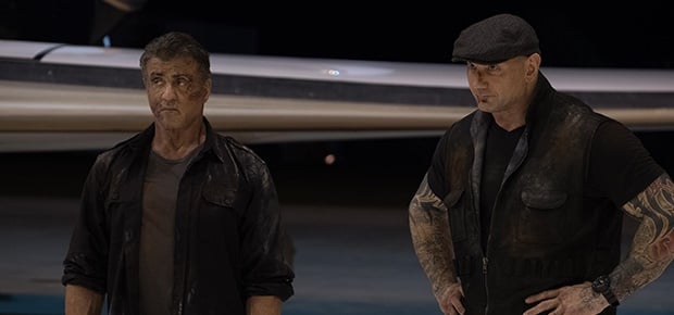 Sylvester Stallone and Dave Bautista in 'The Extractors'. (Filmfinity)