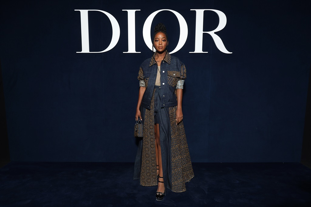 Thuso Mbedu attends the Christian Dior Womenswear 