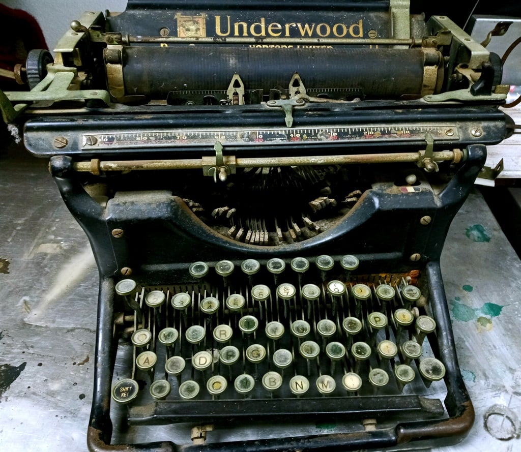 An old Underwood typerwriter (Supplied)