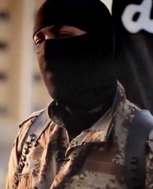FBI image of an English-speaking individual, who was seen in a propaganda video released in September of 2014 by the group calling itself the Islamic State of Iraq and the Levant, or ISIL. (FBI, AFP)