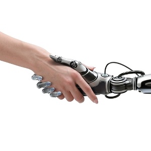 Robotic hand from Shutterstock