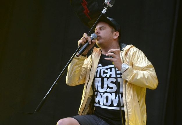 Jack Parow performs on stage. (Photo: Gallo Images)