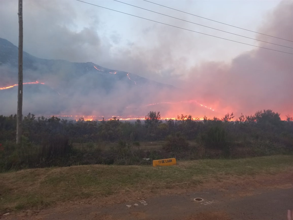 Firefighters are battling a blaze in Kleinmond for a fourth day.