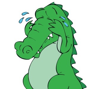 Crocodile tears from Shutterstock
