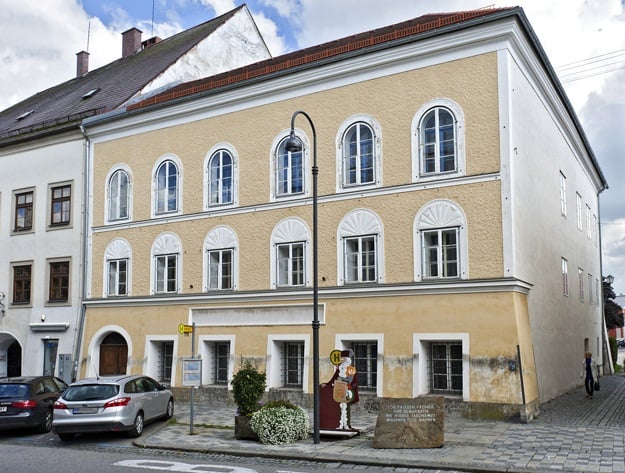 Adolf Hitler's birthplace in Braunau, Austria. (Photo: AFP)