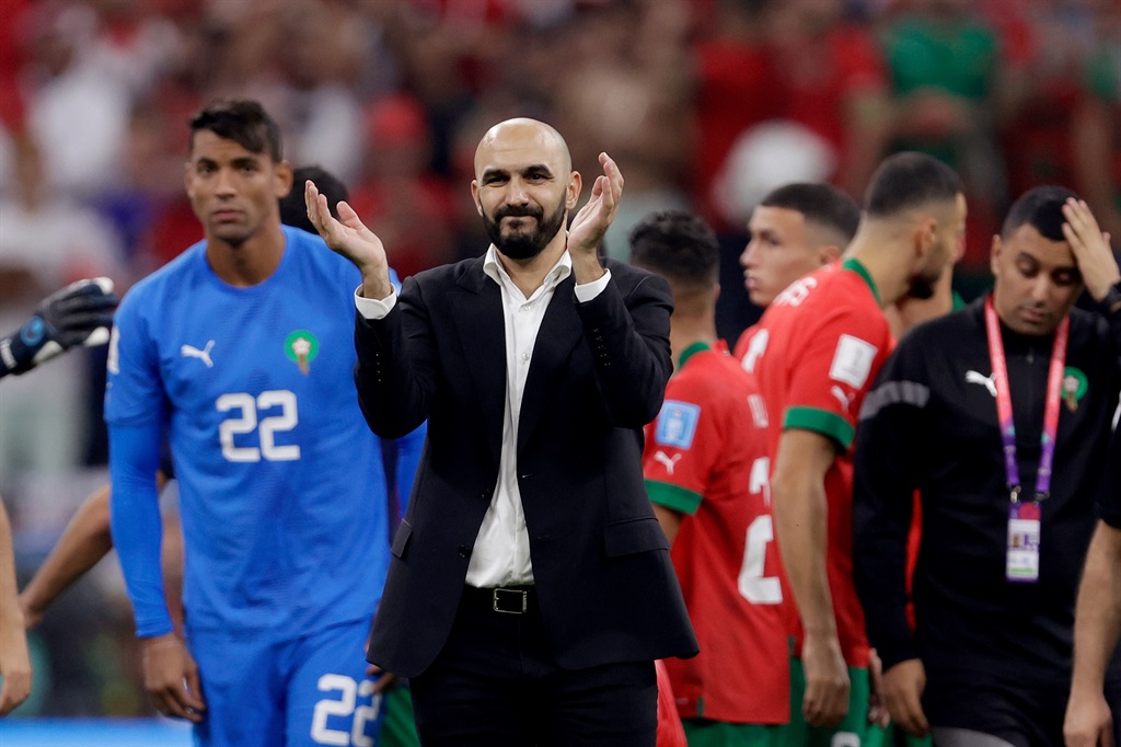 Morocco coach Walid Regragui