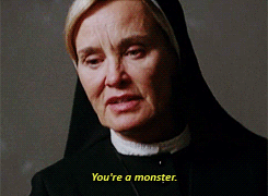 american horror story,wear,quotes,funny,black,jess