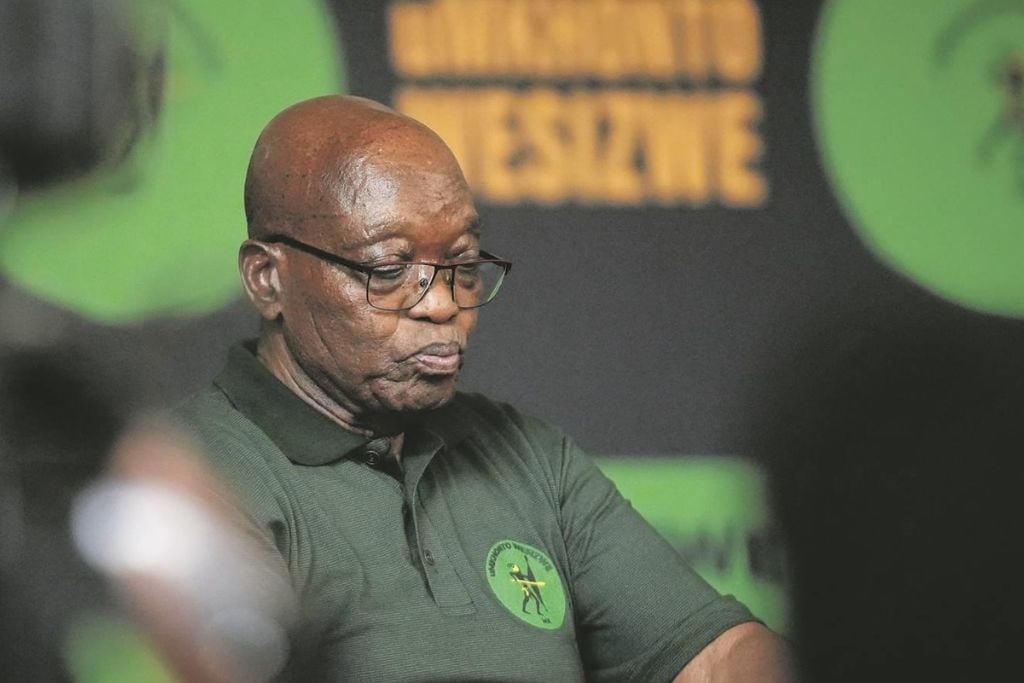 Former president Jacob Zuma is the oldest person on the MK Party's candidates list. (Tebogo Letsie/City Press)