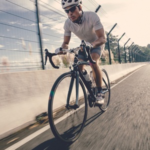Cyclist from Shutterstock