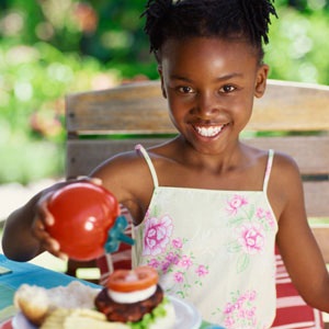 Fast food advertising targets black kids in the US.