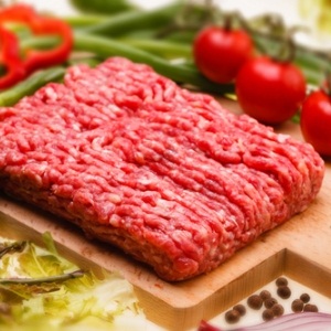 Ground beef from Shutterstock