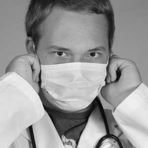 Doctor with mask from Shutterstock