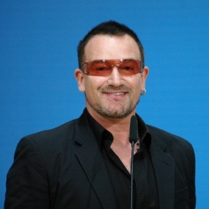 Photo of Bono from Shutterstock