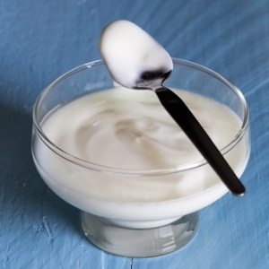 Natural yoghurt from Shutterstock