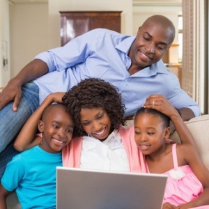 Happy family from Shutterstock