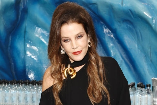 Lisa Marie Presley at the Golden Globes Awards earlier this month. She died unexpectedly two days later of a heart attack at the age of 54. (PHOTO: Gallo Images/Getty Images)