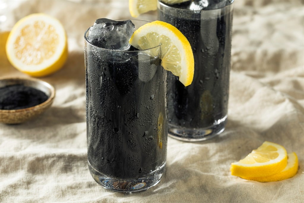 Black activated charcoal Drink