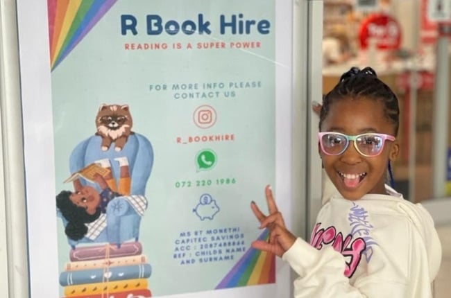 Reamoleboha Monethi is sharing her love of books through her book club and a book hiring scheme. (PHOTO: Supplied)