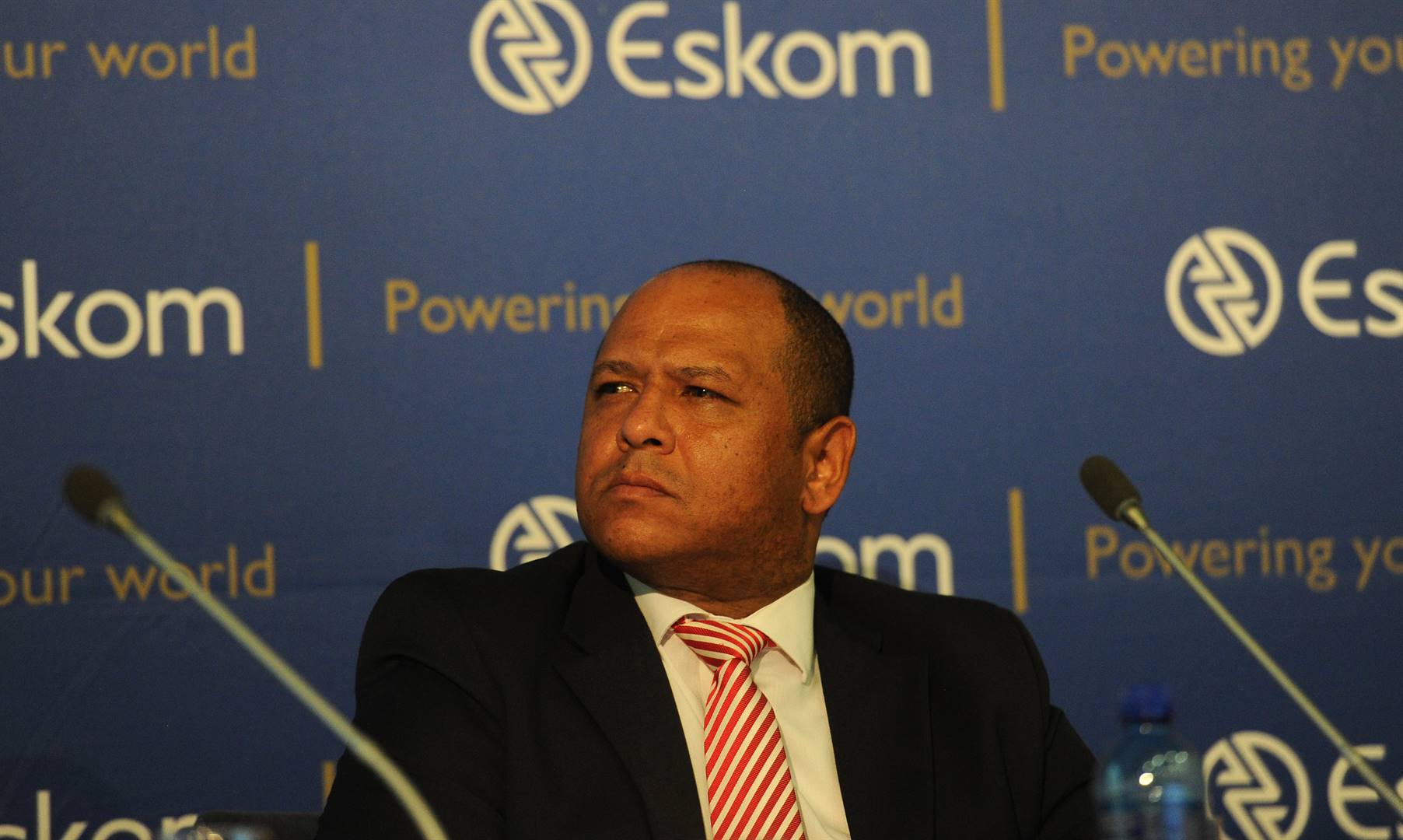  Eskom finance head Calib Cassim. Photo: Felix Dlangamandla 