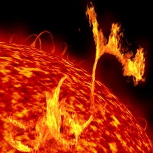 Solar flares from Shutterstock