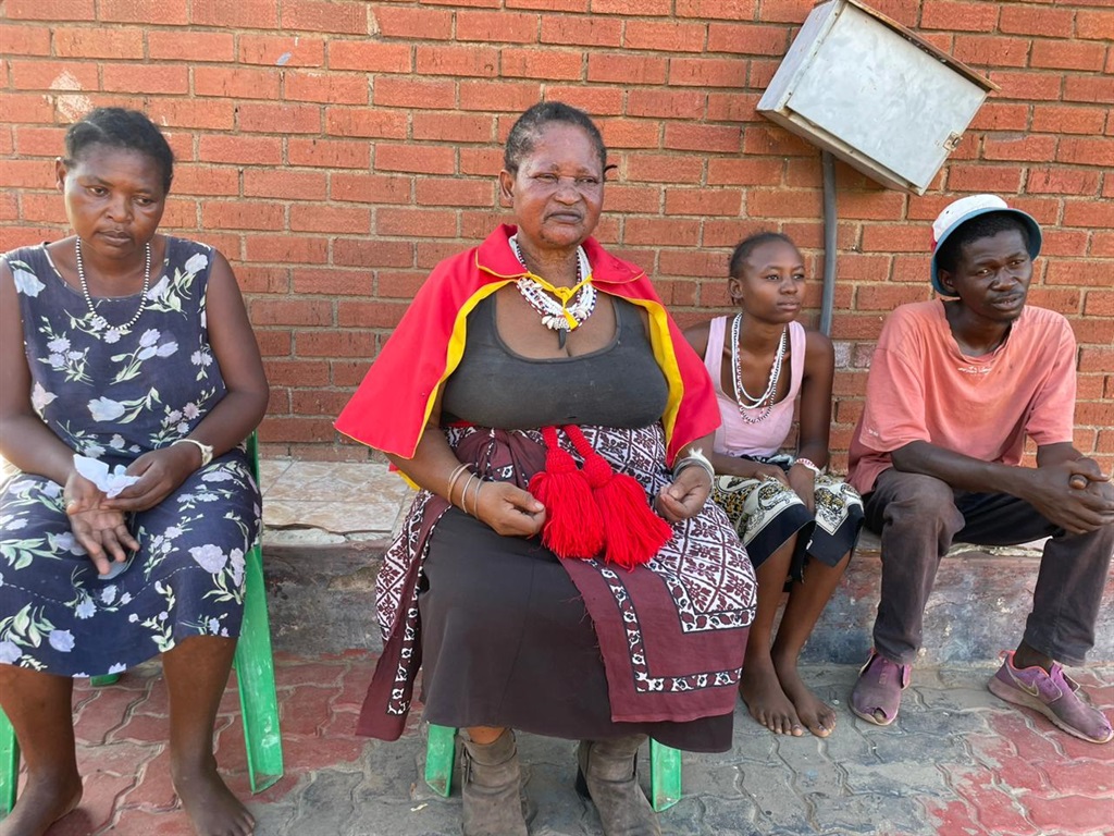 Traditional healing runs in the blood for Annah Nthite, gogo Johanna 'Mahlalentabeni' Nthite, Tebogo Nthite and Thabo 'Mahlabezulu' Nthite from Klipgat in the North West.    Photo by Kgalalelo Tlhoaele