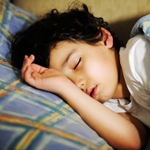 Cute little kid sleeping from Shutterstock