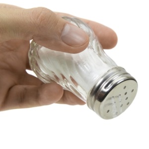 Salt shaker from Shutterstock