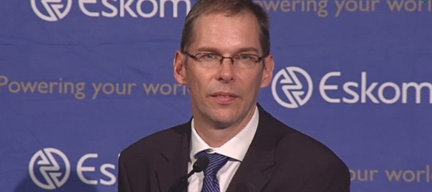 Eskom spokesperson explained Fin24 Gareth van Zyl's question about the solar energy rebate programme being a part of the Energy Dept and that it was never a part of Eskom. (Photo: eNCA).<br />