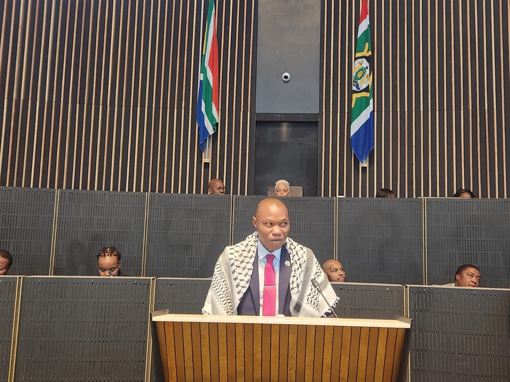 Johannesburg executive mayor Kabelo Gwamanda ahead of the State of the City Address on Thursday. (Alex Patrick/News24)