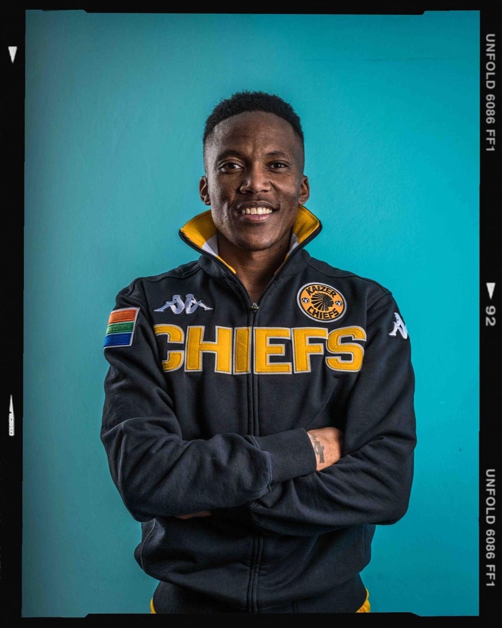 Kaizer Chiefs reveal their new signings wearing the club's latest Kappa merchandise.
