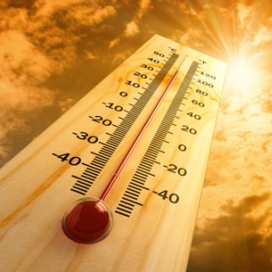 Thermometer in the sky from Shutterstock