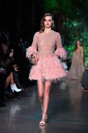 Elie Saab's romantic spring fashion is already imprinted on our retinas