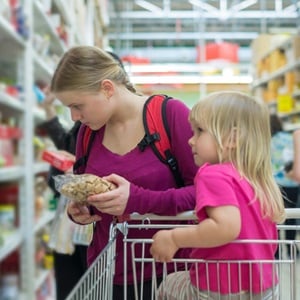 Mother and daughter shopping from Shutterstock