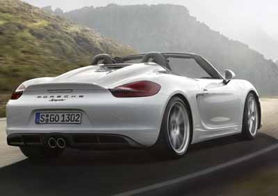 <b>PURELY FOR FUN:</b> The 2015 Porsche Boxster Spyder will be shown at the New York show - but you can order one in SA now.      <i>Image: Porsche</i>
