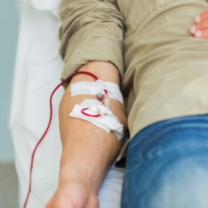 Blood transfusion from Shutterstock