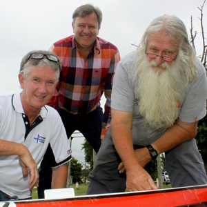 Brett Austen Smith (back), John Oliver (right) and Craig Eldridge (left) - (Dave Macleod/Gameplan Media)