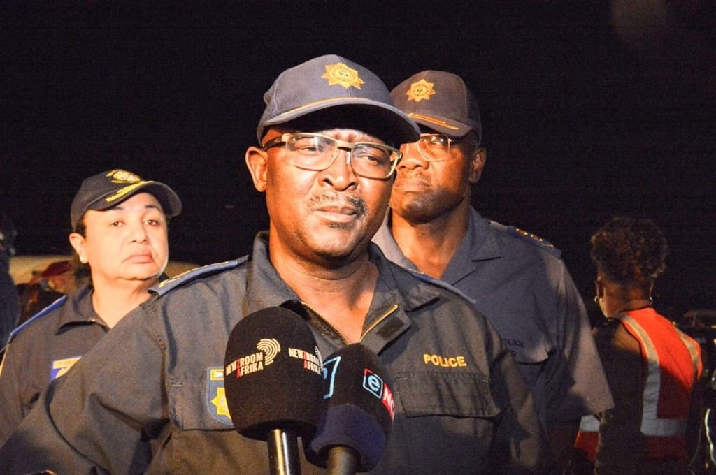 Gauteng police commissioner Lieutenant-General Elias Mawela led Operation Shanela in Soshanguve and Rietgat, Tshwane on Saturday night. Photo by Raymond Morare