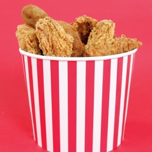 Fried chicken from Shutterstock