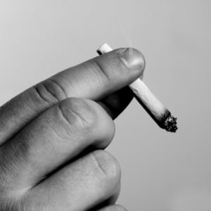 Smoking marijuana from Shutterstock
