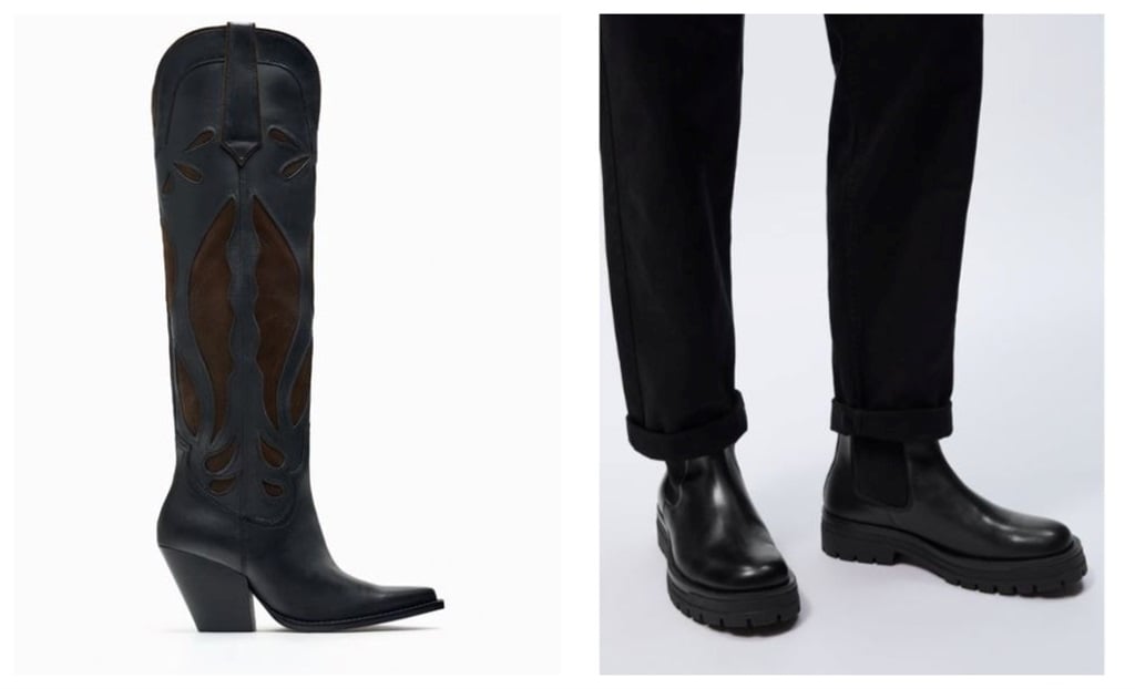 Boots for women and men (Zara)