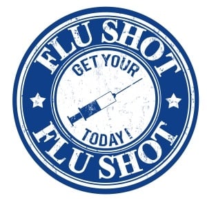 Flu shot from Shutterstock